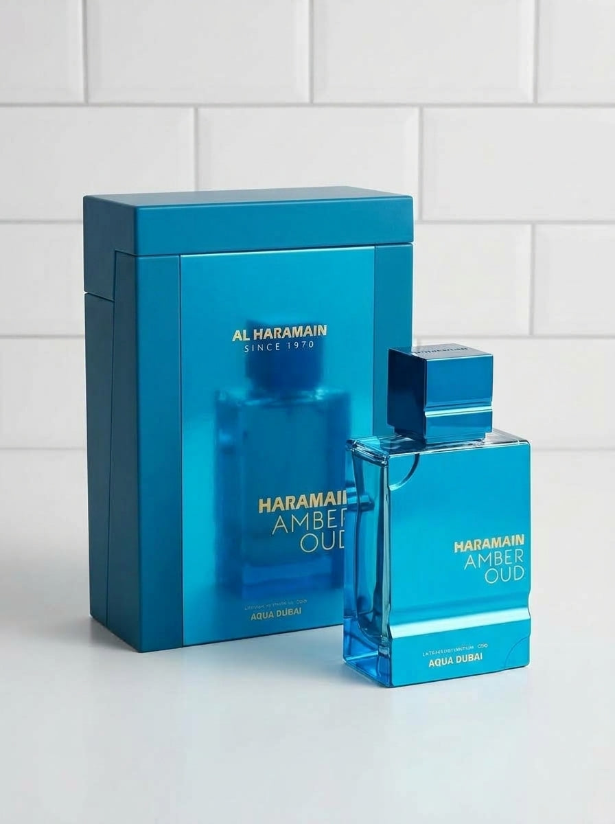 Haramain Amber Oud Aqua Dubai Extrait De Parfum - 75ml